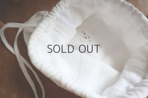 画像6: conocone/豆大福巾着 no.1