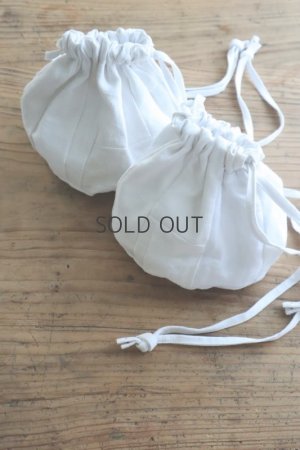 画像8: conocone/アンティークリネンはぎれ巾着