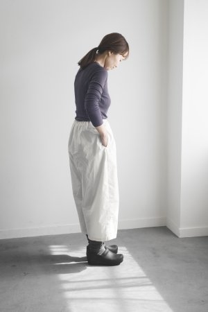 画像2: 【ご予約】cotton pants / ecru