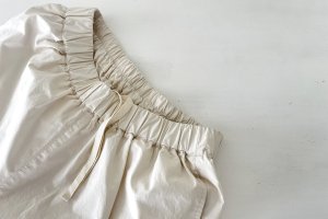 画像1: iotto / cotton pants ecru