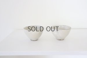 画像1: ●中村恵子/カフェオレボウル(粉引き)