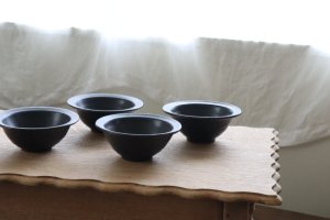 画像3: ●中村恵子/ふち有ボウル(黒)