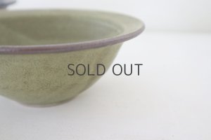 画像2: ●中村恵子/ふち有ボウル(深緑)