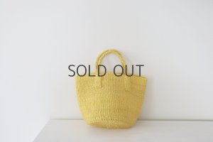 画像1: kago bag  yellow