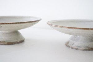 画像4: ●中村恵子/高台皿(粉引)