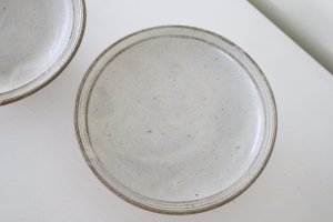 画像3: ●中村恵子/高台皿(粉引)