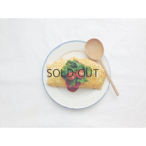 画像6: 町田裕也/リム皿6寸（青ふち） (6)