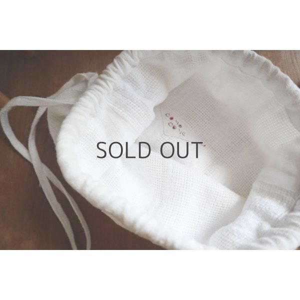 画像6: conocone/豆大福巾着 no.1 (6)