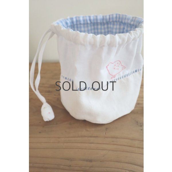 画像4: conocone/刺繍の巾着  (4)