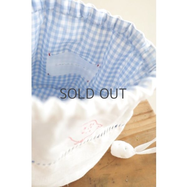 画像3: conocone/刺繍の巾着  (3)