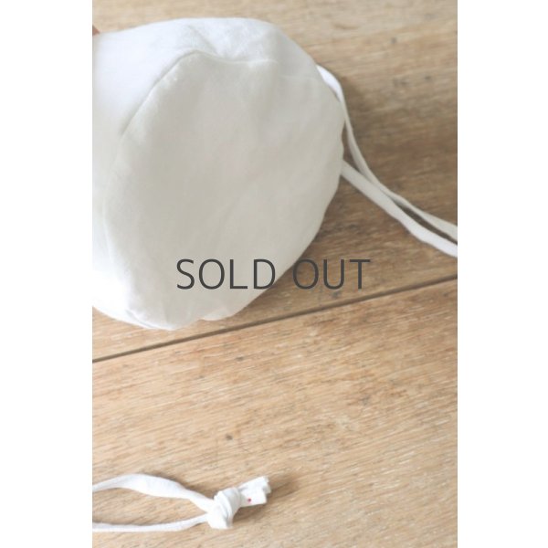 画像9: conocone/アンティークリネンはぎれ巾着 (9)