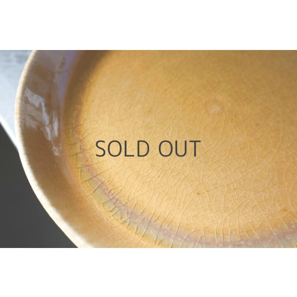 画像4: ネギシ製陶/ 7寸平皿（アンバー) (4)