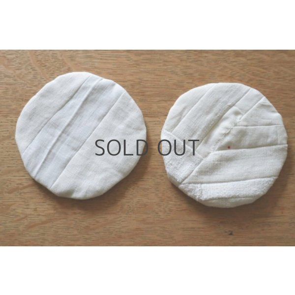 画像4: conocone/アンティークリネンコースター (4)