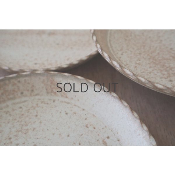 画像7: ネギシ製陶/縁取り皿 6寸（bran) (7)