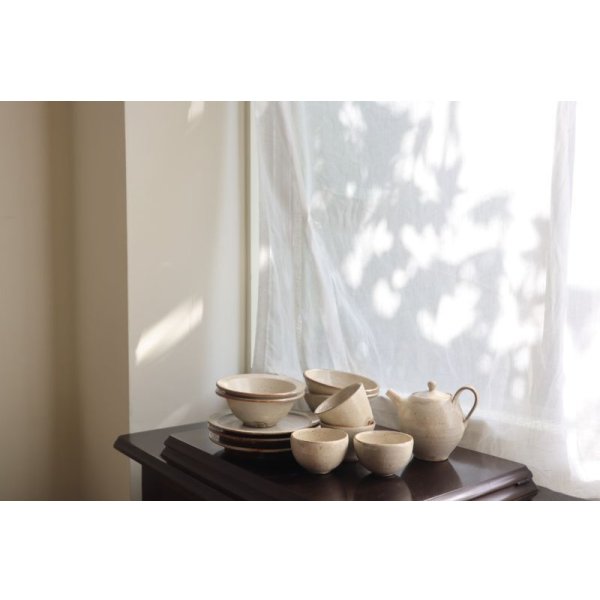 画像10: ●中村恵子/丸くみだし(粉引) (10)