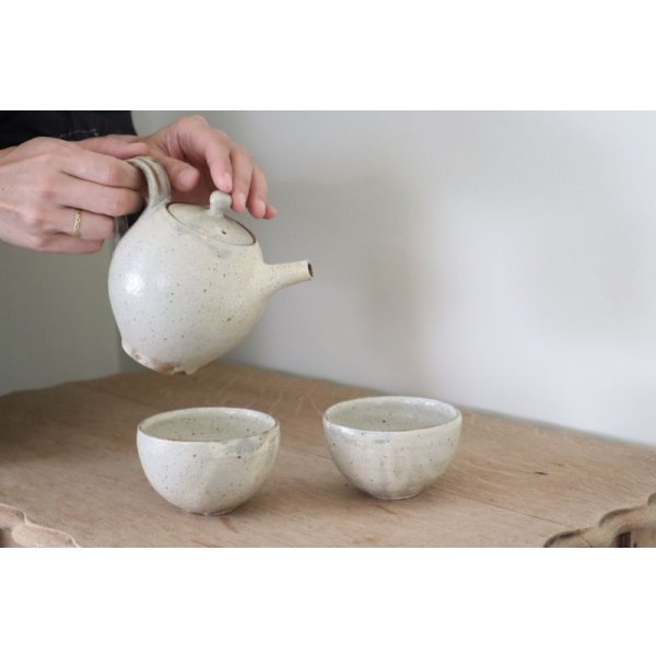 画像8: ●中村恵子/丸くみだし(粉引) (8)