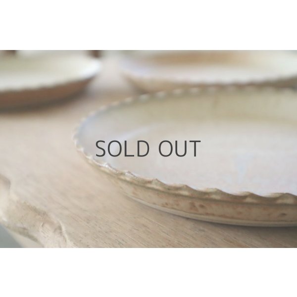 画像5: ネギシ製陶/縁取り皿 6寸（bran) (5)