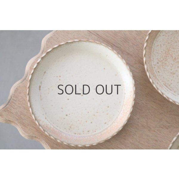 画像3: ネギシ製陶/縁取り皿 6寸（bran) (3)