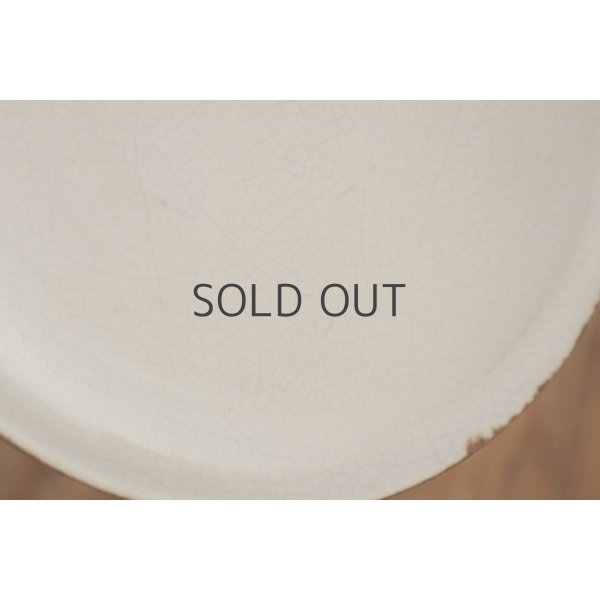 画像5: 町田裕也/5寸平リム皿（ひび） (5)