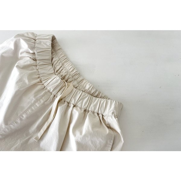 画像1: iotto / cotton pants ecru (1)