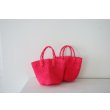 画像1: kago bag  pink (1)