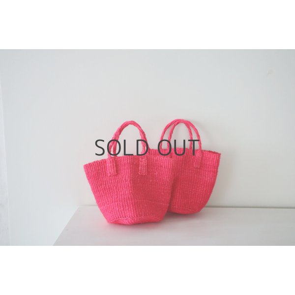 画像1: kago bag  pink (1)