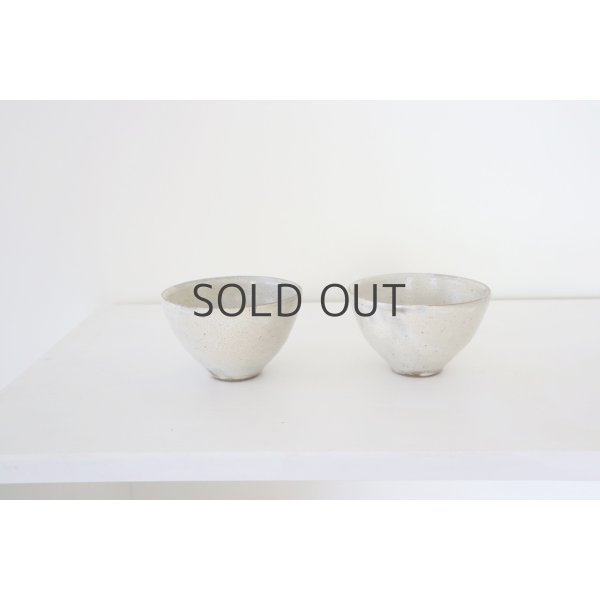 画像1: ●中村恵子/カフェオレボウル(粉引き) (1)