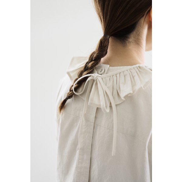 画像7: iotto / frill salopette  ivory (7)