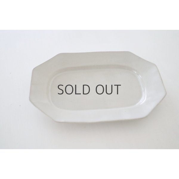 画像1: 今井律湖/ 八角皿 (1)