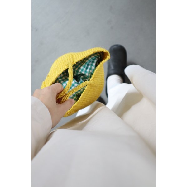 画像5: kago bag  yellow (5)