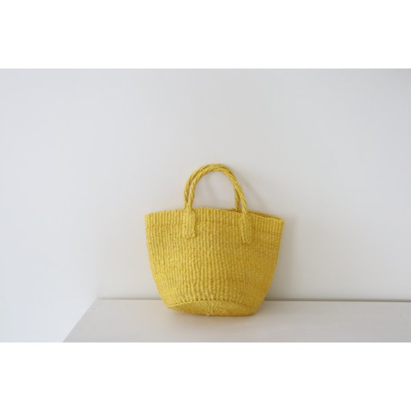 画像1: kago bag  yellow (1)