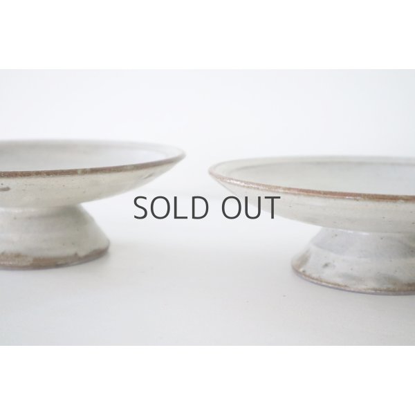 画像4: 中村恵子/高台皿(粉引) (4)