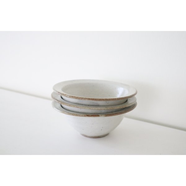 画像3: ●中村恵子/ふち有ボウル(粉引) (3)