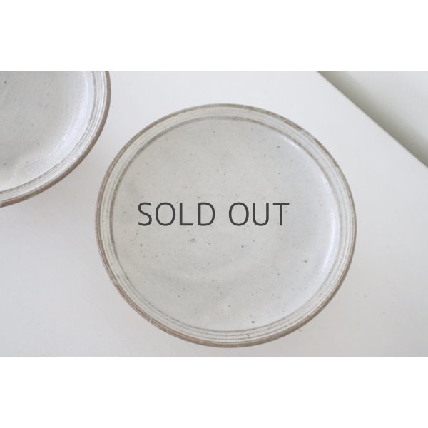 画像3: 中村恵子/高台皿(粉引) (3)