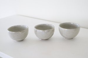 画像: ●中村恵子/丸くみだし(粉引)