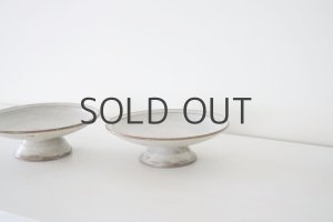 画像: 中村恵子/高台皿(粉引)