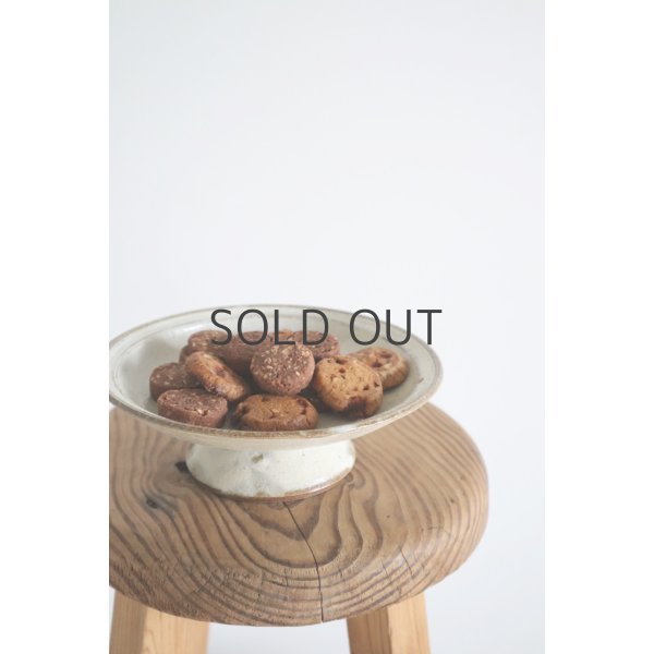 画像6: 中村恵子/高台皿(粉引) (6)