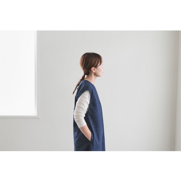 画像1: iotto / salopette  denim (1)